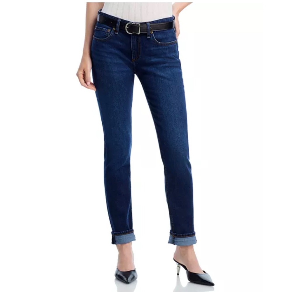 Rag & Bone The Dre Slim Boyfriend Dark Indigo Denim Jeans Size 29